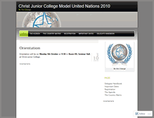 Tablet Screenshot of cjcmun.wordpress.com