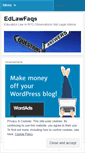 Mobile Screenshot of edlawfaqs.wordpress.com