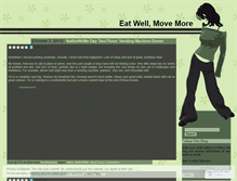 Tablet Screenshot of eatwellmovemore.wordpress.com
