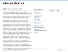 Tablet Screenshot of miotlowisko.wordpress.com