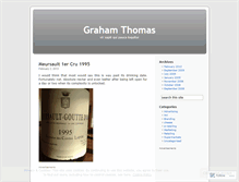 Tablet Screenshot of grahamthomas.wordpress.com