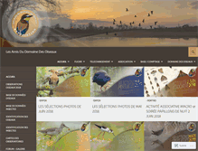 Tablet Screenshot of lesamisdudomainedesoiseaux.wordpress.com
