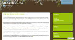 Desktop Screenshot of crossreference.wordpress.com