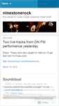 Mobile Screenshot of ninestonerock.wordpress.com