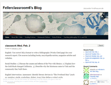Tablet Screenshot of mrsfeller.wordpress.com