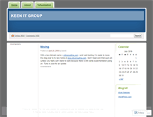 Tablet Screenshot of keenit.wordpress.com