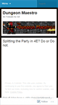 Mobile Screenshot of dungeonmaestro.wordpress.com