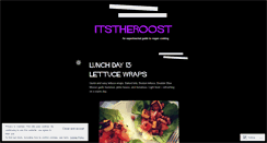 Desktop Screenshot of itstheroostdotcom.wordpress.com