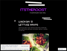 Tablet Screenshot of itstheroostdotcom.wordpress.com