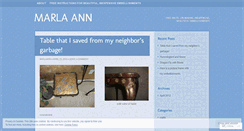 Desktop Screenshot of marlaann2003.wordpress.com