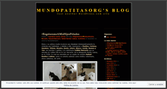 Desktop Screenshot of mundopatitasorg.wordpress.com