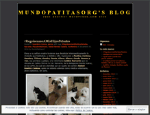 Tablet Screenshot of mundopatitasorg.wordpress.com