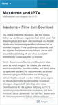Mobile Screenshot of maxdome.wordpress.com