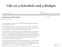 Tablet Screenshot of lifeonascheduleandabudget.wordpress.com