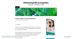 Desktop Screenshot of ehitusekspertiis.wordpress.com