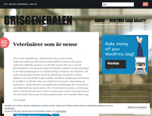 Tablet Screenshot of grisgeneralen.wordpress.com