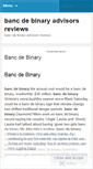 Mobile Screenshot of gsupolisci.bancdebinaryadvisorsreviews.wordpress.com