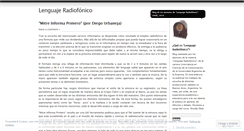 Desktop Screenshot of lenguajeradiofonico.wordpress.com