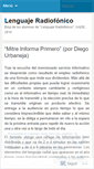 Mobile Screenshot of lenguajeradiofonico.wordpress.com