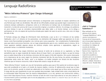 Tablet Screenshot of lenguajeradiofonico.wordpress.com