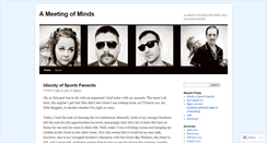 Desktop Screenshot of ameetingofminds.wordpress.com