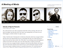 Tablet Screenshot of ameetingofminds.wordpress.com