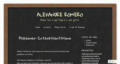 Desktop Screenshot of alexandreromero.wordpress.com