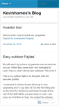 Mobile Screenshot of kevinhomes.wordpress.com