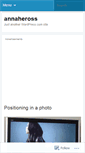 Mobile Screenshot of annaheross.wordpress.com