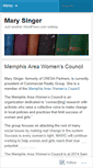 Mobile Screenshot of marysinger.wordpress.com