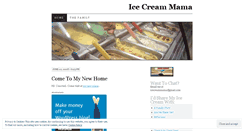 Desktop Screenshot of icecreammama.wordpress.com