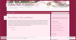 Desktop Screenshot of gardenplant00.wordpress.com