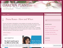 Tablet Screenshot of gardenplant00.wordpress.com