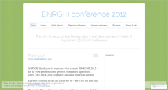 Desktop Screenshot of enrghi2012.wordpress.com