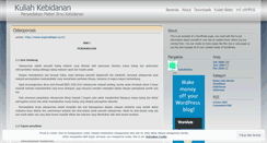 Desktop Screenshot of ilmukebidanan.wordpress.com