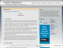 Tablet Screenshot of ilmukebidanan.wordpress.com