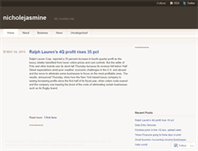 Tablet Screenshot of nicholejasmine.wordpress.com