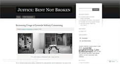 Desktop Screenshot of justicebentnotbroken.wordpress.com