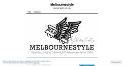Desktop Screenshot of melbournestyle.wordpress.com