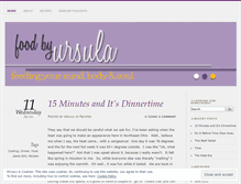 Tablet Screenshot of foodbyursula.wordpress.com