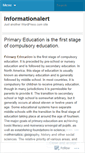 Mobile Screenshot of informationalert.wordpress.com