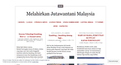 Desktop Screenshot of jutawantani.wordpress.com