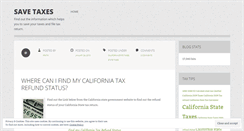 Desktop Screenshot of fedtax.wordpress.com