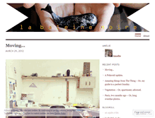 Tablet Screenshot of labaleinenoire.wordpress.com