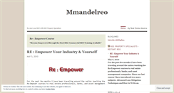 Desktop Screenshot of mmandelreo.wordpress.com