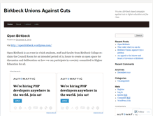 Tablet Screenshot of bbkagainstcuts.wordpress.com