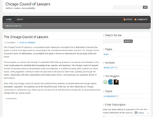 Tablet Screenshot of chicagocouncillawyers.wordpress.com