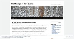 Desktop Screenshot of marcpevans.wordpress.com