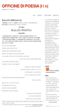 Mobile Screenshot of officinedipoesialin.wordpress.com