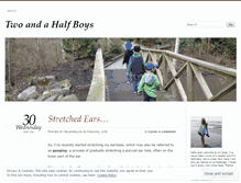 Tablet Screenshot of momoftwoandahalfboys.wordpress.com